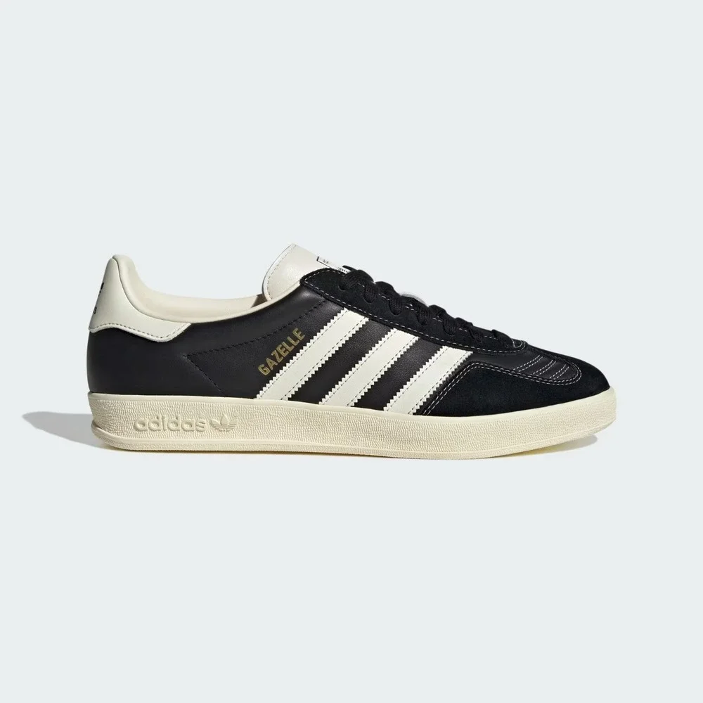 5.5M / 6.5W‎ - [New] Men's adidas Gazelle Indoor Shoes Black JQ8385